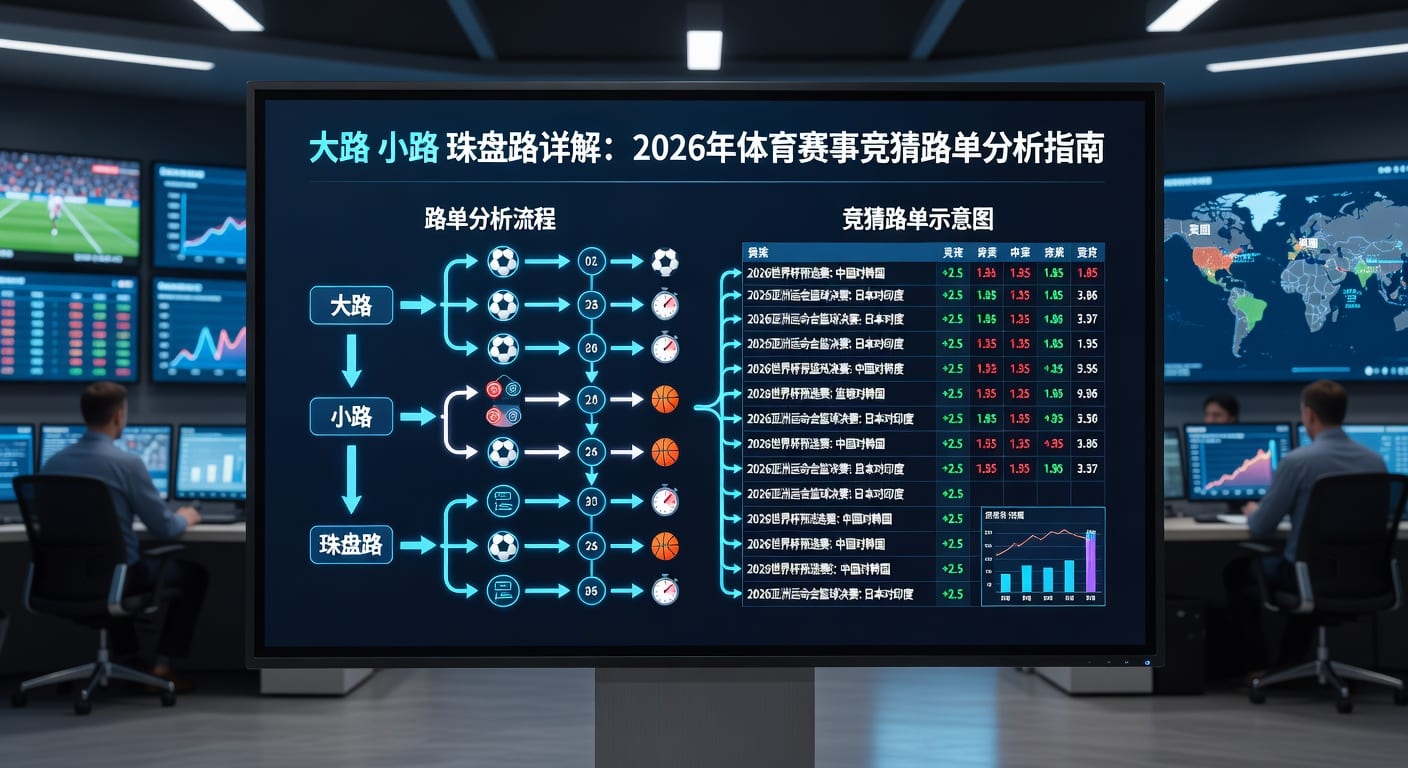大路小路珠盘路详解：竞猜分析指南